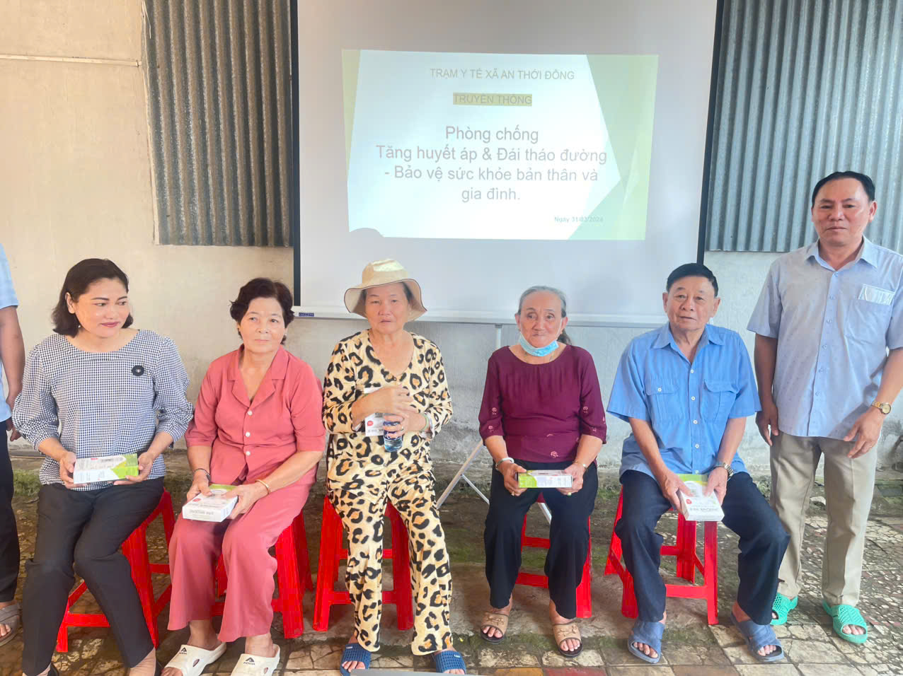 31/03/2026 - TRẠM Y TẾ XÃ AN THỚI ĐÔNG - CHƯƠNG TRÌNH SÀNG LỌC HUYẾT ÁP, ĐƯỜNG HUYẾT VÀ TRUYỀN THÔNG PHÒNG CHỐNG BỆNH TĂNG HUYẾT ÁP, ĐÁI THÁO ĐƯỜNG