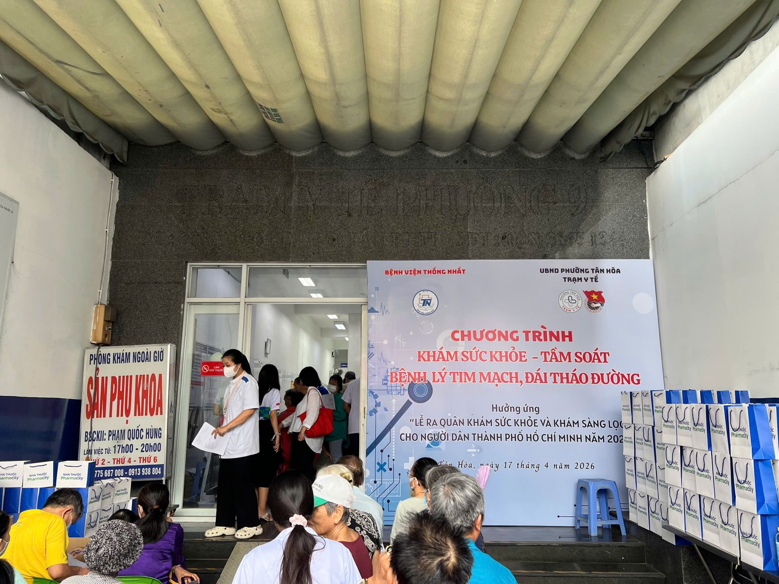 17/4/2026 - TTYT PHƯỜNG BẢY HIỀN - CHƯƠNG TRÌNH "KHÁM SỨC KHOẺ - TẦM SOÁT BỆNH LÝ TIM MẠCH, ĐÁI THÁO ĐƯỜNG"