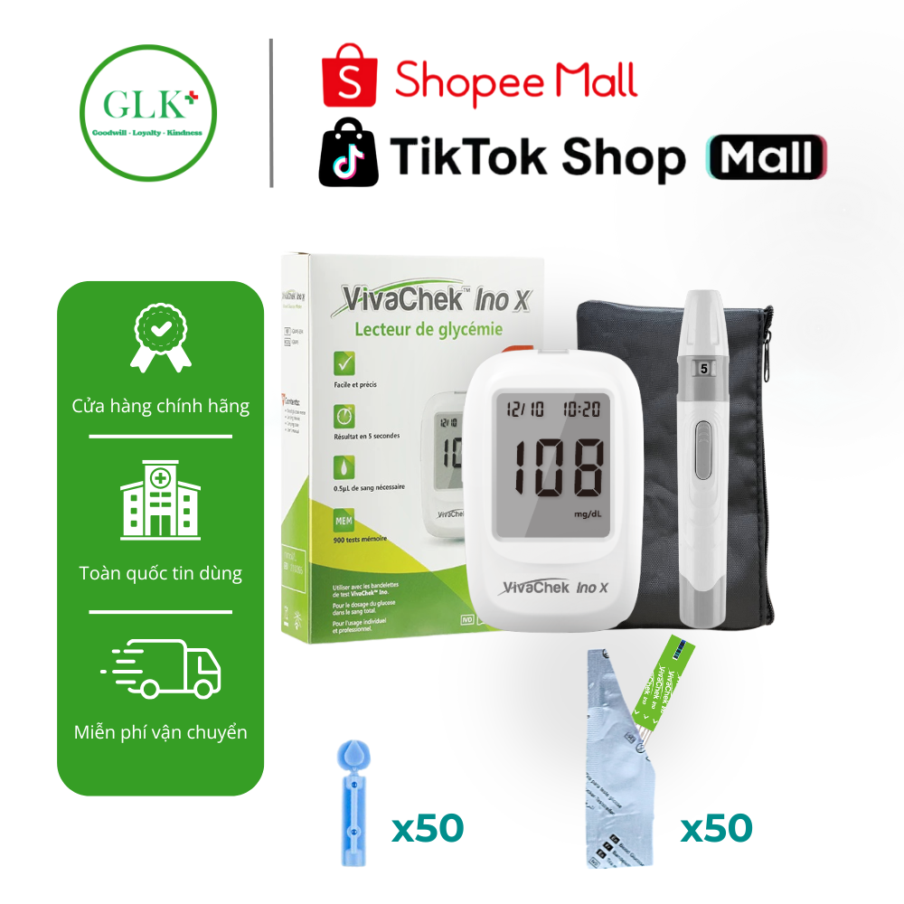 Combo A: Trọn bộ sản phẩm đo đường huyết