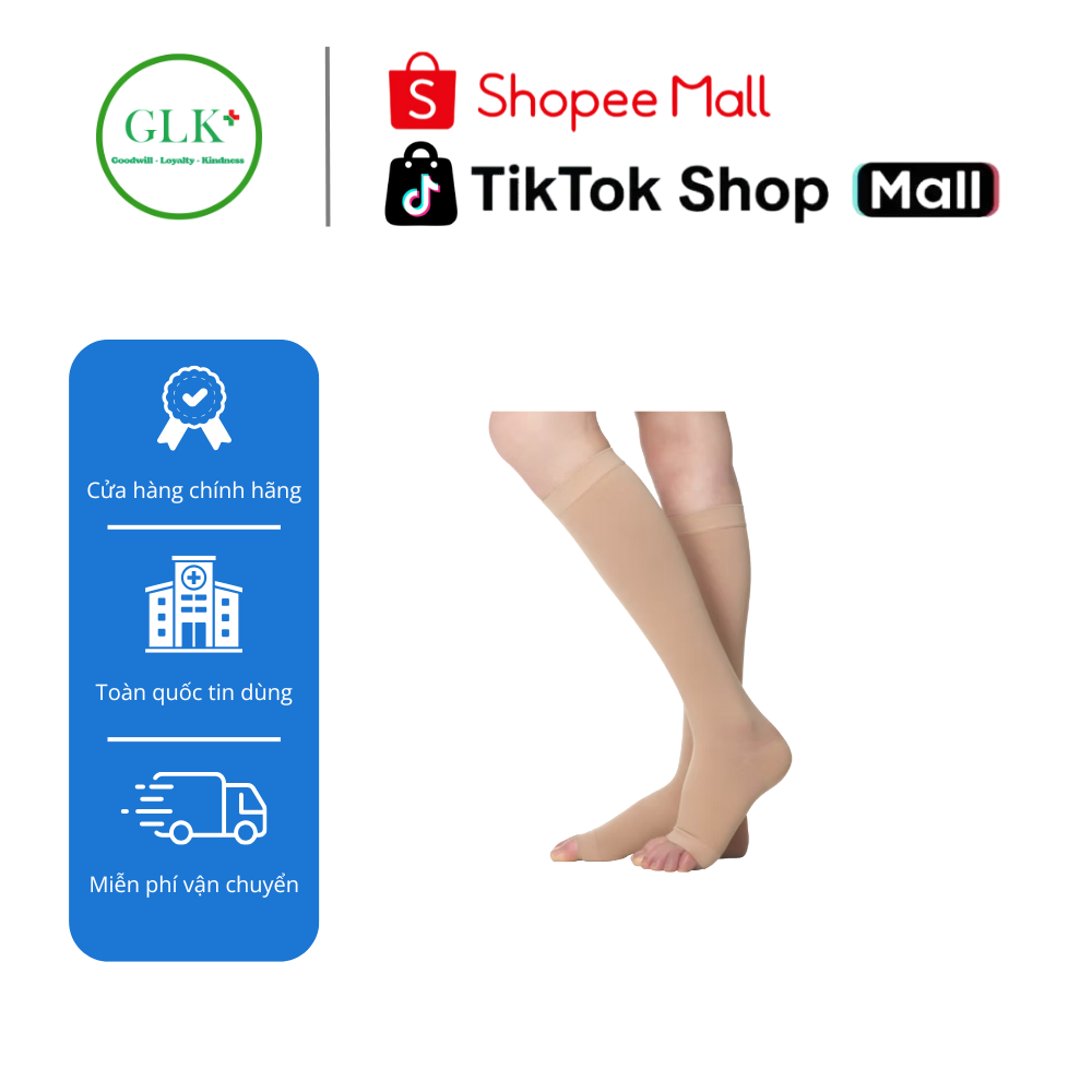 Vớ y khoa Cotton - Vớ Gối